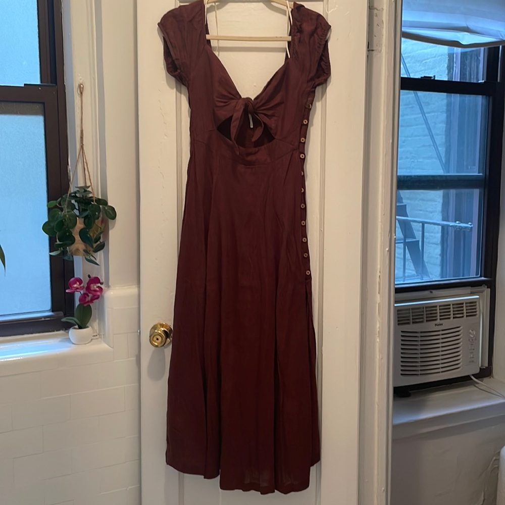Free People cut out dress
